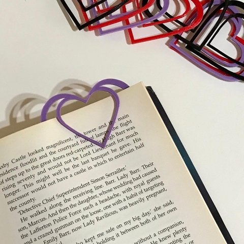 Separador de libro Corazón