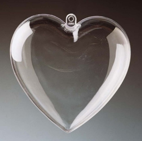CORAZON DE ACRILICO COLGANTE x5u