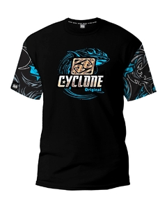 Camiseta Cyclone Preto e Azul 010613500 Original