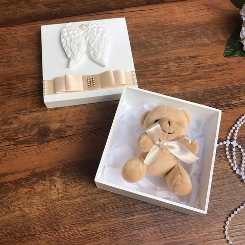 Caixa Anúncio de Gravidez com Ursinho