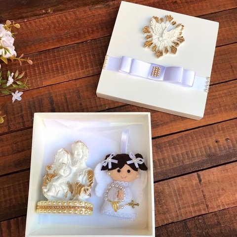 Caixa Batizado para Afilhada