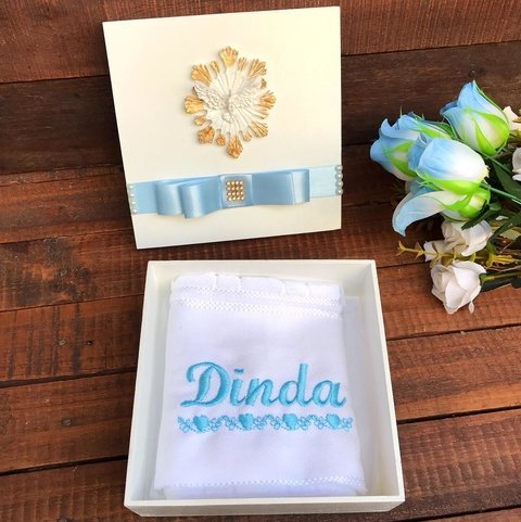 Convite Dinda com Toalha Bordada