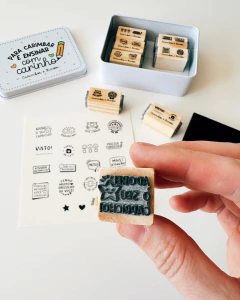 Imagem do Kit de carimbos para professor - Português