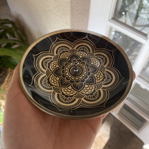 Incensário Flor de Lótus - Resina (12,5cm)