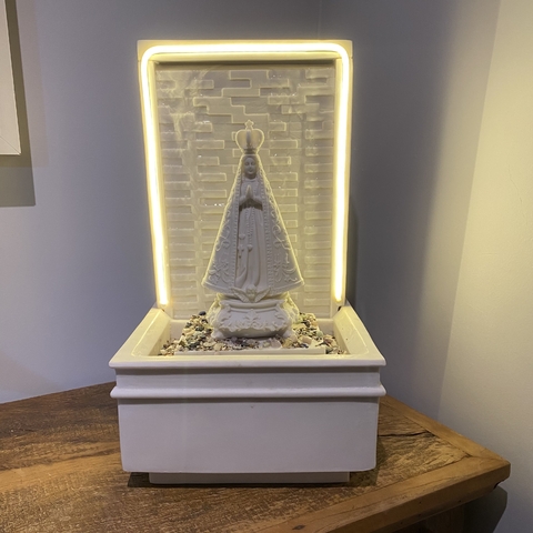 Fonte Nossa Senhora - Marmorite (45cm) - Bi-Volt