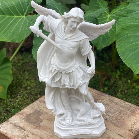 São Miguel Arcanjo - Mármore (42cm) - comprar online