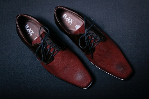 SAPATO SOCIAL MASCULINO GOFER DERBY VERNIZ - RED
