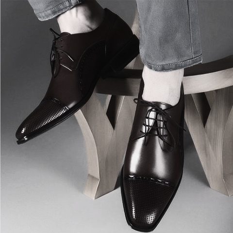 SAPATO SOCIAL DERBY VILLAGE ALBANESE COR PRETO
