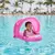 Bote con techo Rosa BABY FILTRO UV 80X86CM piecitos Bestway en internet