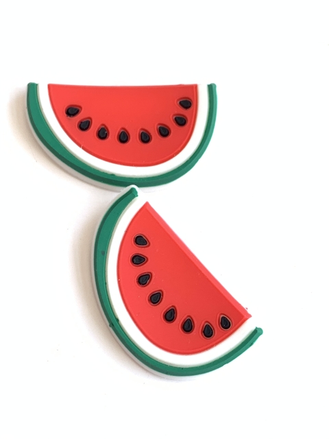 APLIQUE MELANCIA BANDA EMBORRACHADO - 2 UNIDADES