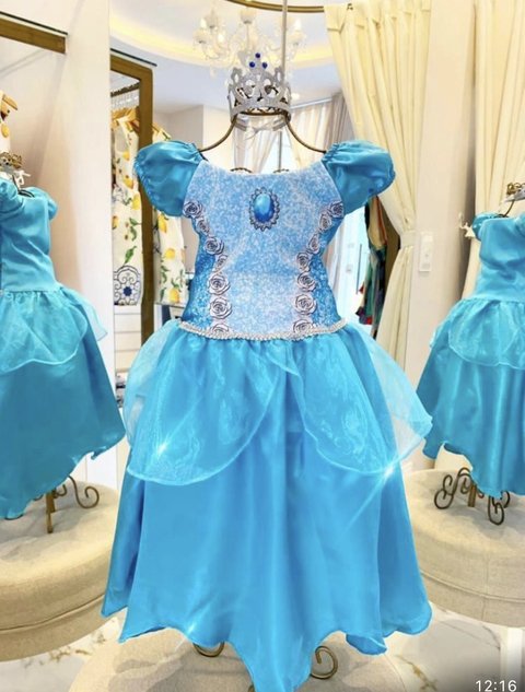 Vestido princesa Cinderela