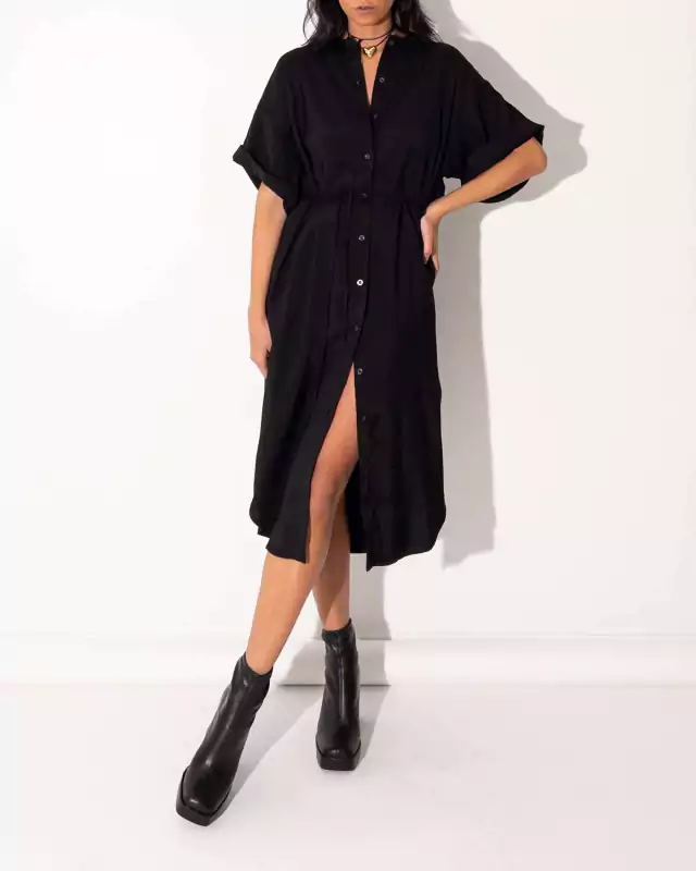 CAMISA COMPRIDA HOTEL / PRETO - SOB ENCOMENDA