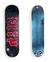 Skateboard Shape FLIP importado modelo Thrashed Black 8.25” com design em preto e vermelho.