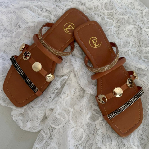 SANDALIA FLAT BELEN TOAST (244-3)