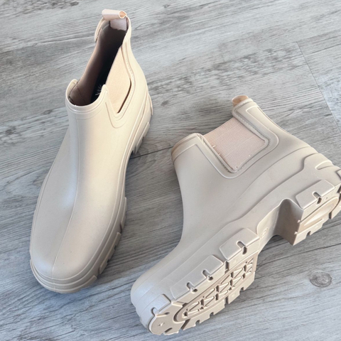 BOTA DE LLUVIA SIRIS OFF WHITE