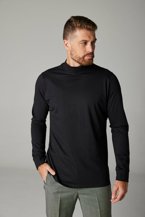 Blusa Gola Alta Manga Longa