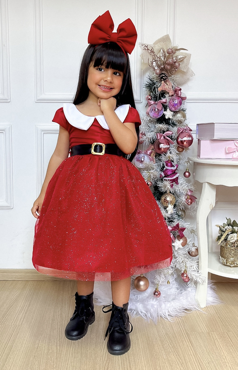 Vestido Fantasia Natal Mamãe Noel