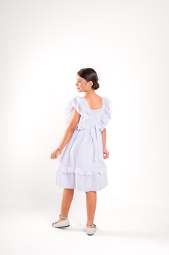 Vestido infantil juvenil branco ano novo formatura - Flor e Liz Boutique