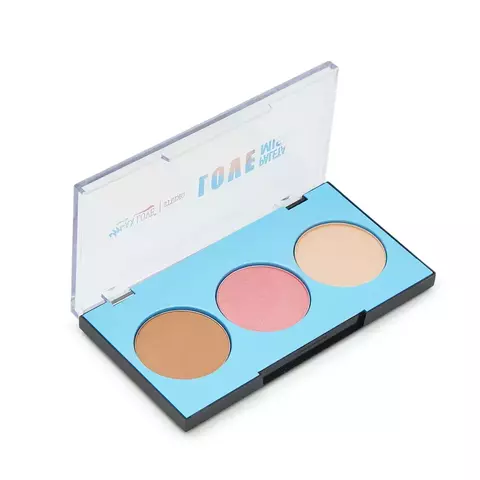 Paleta Contorno Blush e Iluminador Cor 02 - Max Love