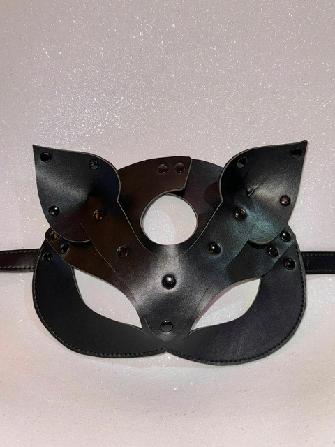 Máscara Gatita Regulable - Ecocuero