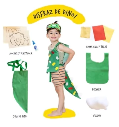 KIT ARMA TU DISFRAZ DE DINO en internet