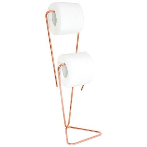 Papeleira de chão Rose gold