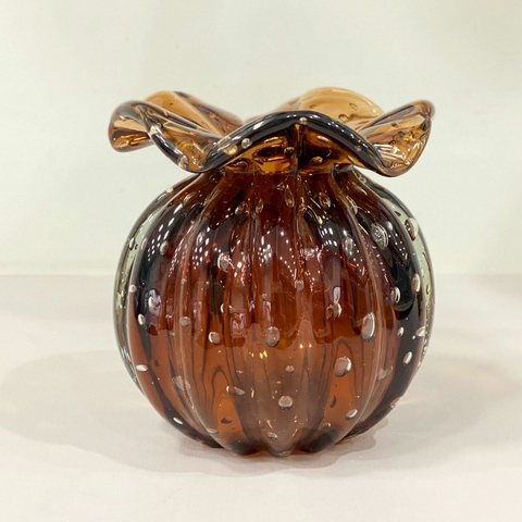 Murano marrom trouxinha/ fru-fru