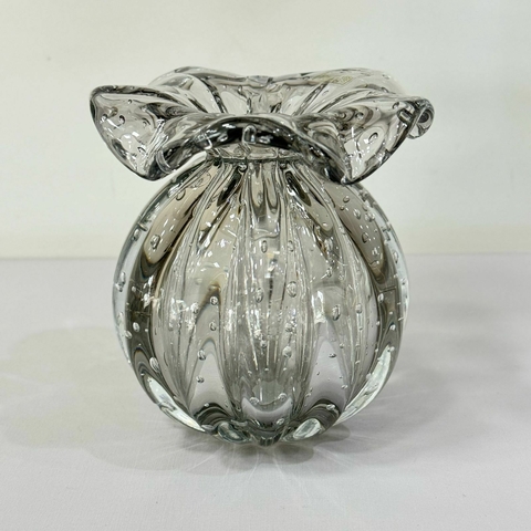 Vaso de Murano trouxinha love grafite