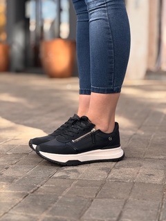 ZAPATILLA DONNA BLACK WHITE C11 - comprar online
