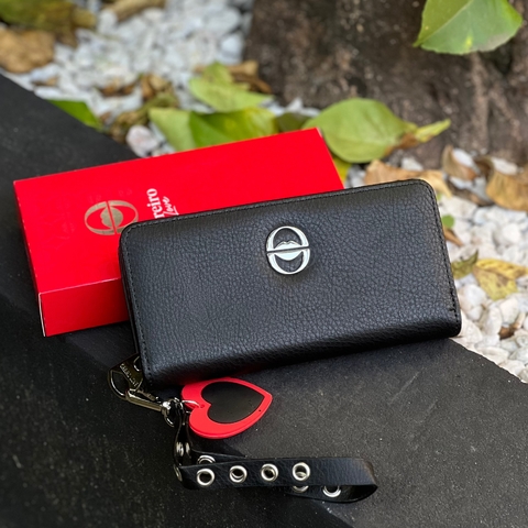BILLETERA HEART LAS OREIRO BLACK M43