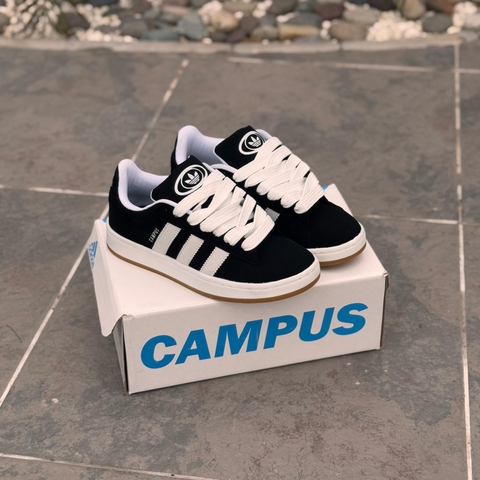 ZAPATILLA CAMPUS AD NOBUCK BLACK WHITE C852