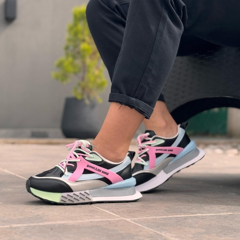 OSLI GUMMI BLACK MULTICOLOR C91 - comprar online