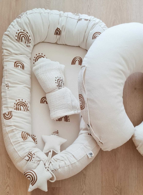 COMBO PRIMAVERA - NIDO + ALMOHADON + MUSELINA - comprar online