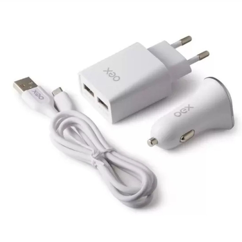 CARREGADOR AUTOMOTIVO KIT 3 EM 1 KV301