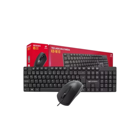 KIT TECL+MOUSE USB KT-200BK C3T