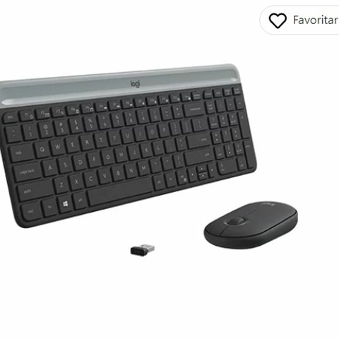 TECLADO S/ FIO COM MOUSE MK-470