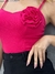 Regata Peplum Detalhe Alça Flor - comprar online