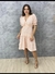 Vestido Curto Floral Manga Babada - comprar online