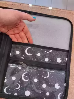 Carpeta organizadora A4 estampado similar aqua - comprar online