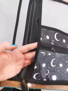 Carpeta organizadora A4 estampado similar aqua