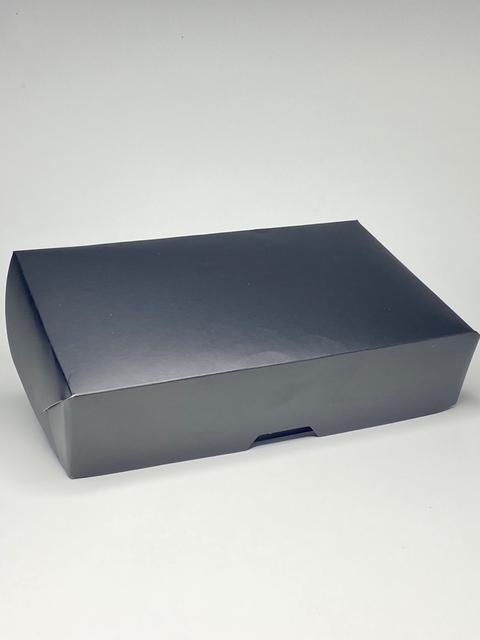 CAJA RECTANGULAR CHICA NEGRO MATE 24x15x5,5 CM