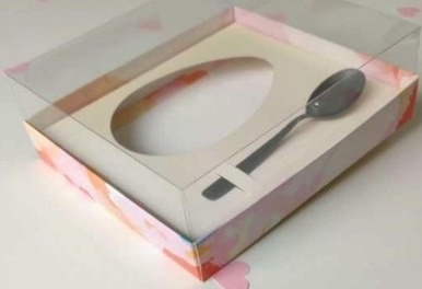 CAJA CON VISOR PARA MEDIO HUEVO RELLENO DE 15 CM en internet