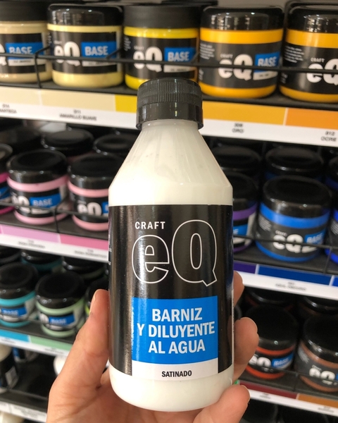 BARNIZ Y DILUYENTE EQ 500 CC. (SATINADO)