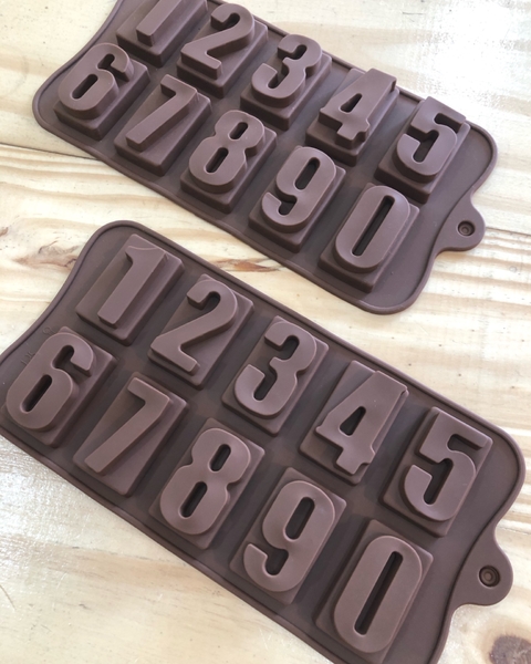 MOLDE SILICONA NUMEROS