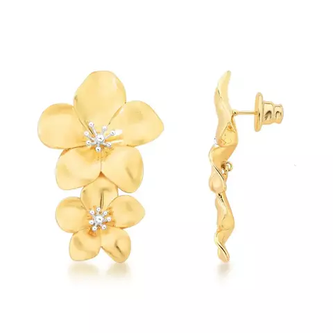 BRINCO DUAS FLORES FOSCAS - comprar online