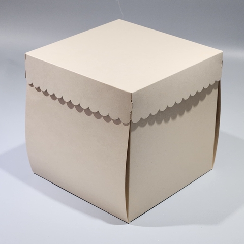 MINI PACK x 2 u MCAKE 11 con tapa Cartulina (15x15x11 cm) CAJA PARA TORTAS