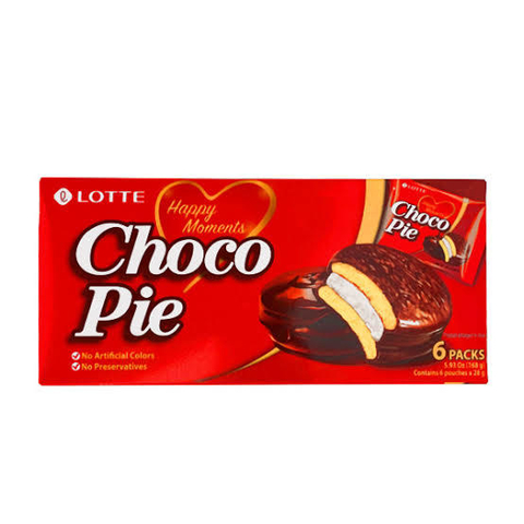 CHOCOPIE TRADICIONAL LOTTE - 6 UNIDADES