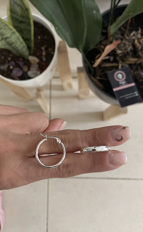 Clasicas gruesas acero blanco 20 mm