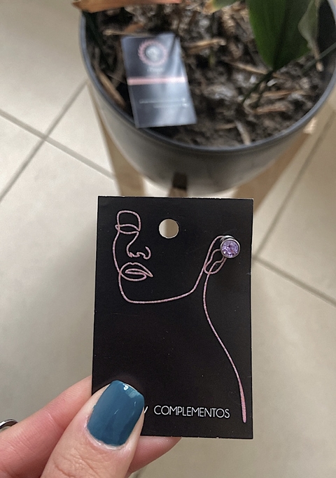 Cubic imantado lila (sin perforacion)