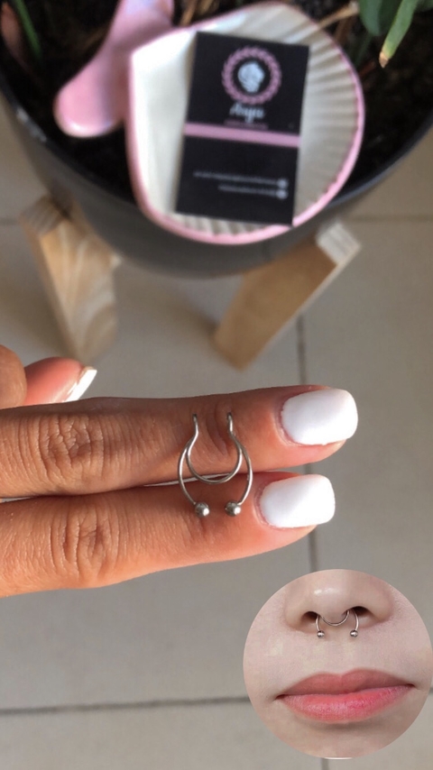 Falso bull - plateado